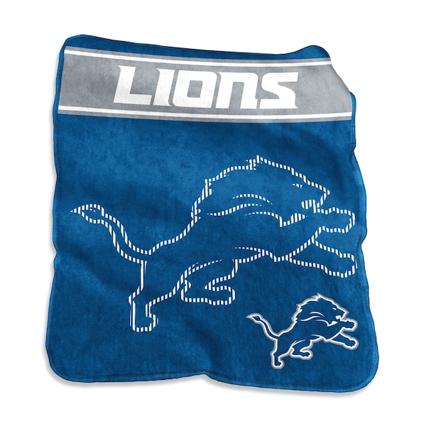 Logo Brands Detroit Lions 60x80 Raschel Throw 611-26X - main